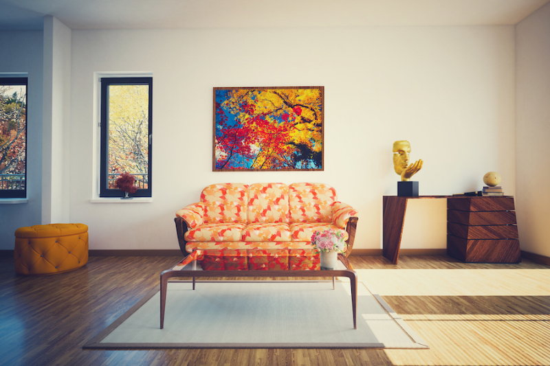 3 Tips to Prevent an AC Breakdown During a Heat Wave. Digitally generated modern living room (loft apartment).